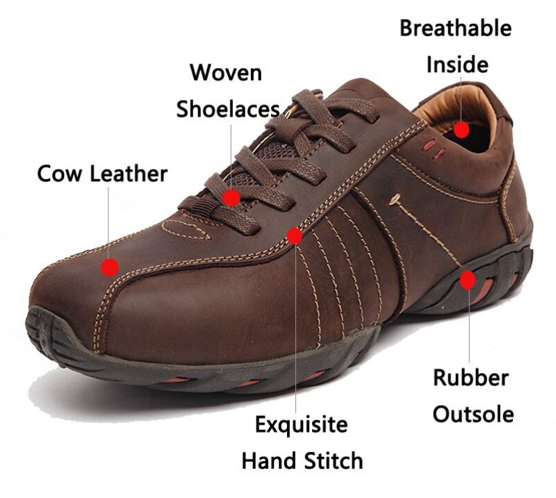 Elio Miesten Casual Oxfords - Kahvi