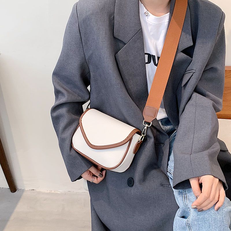 Eloisa Naisten Designer Pyöreä Nahkainen Käsilaukku - Beige Ruskealla