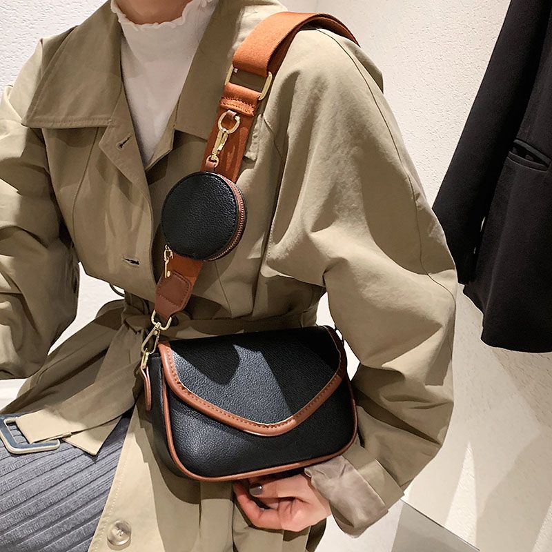 Eloisa Naisten Designer Pyöreä Nahkainen Käsilaukku - Beige Ruskealla