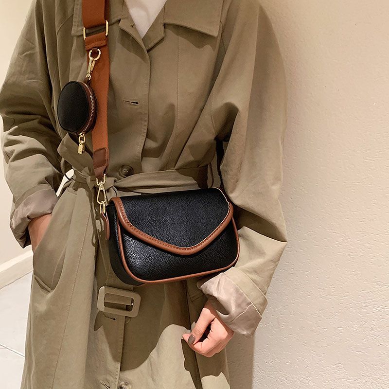 Eloisa Naisten Designer Pyöreä Nahkainen Käsilaukku - Beige Ruskealla
