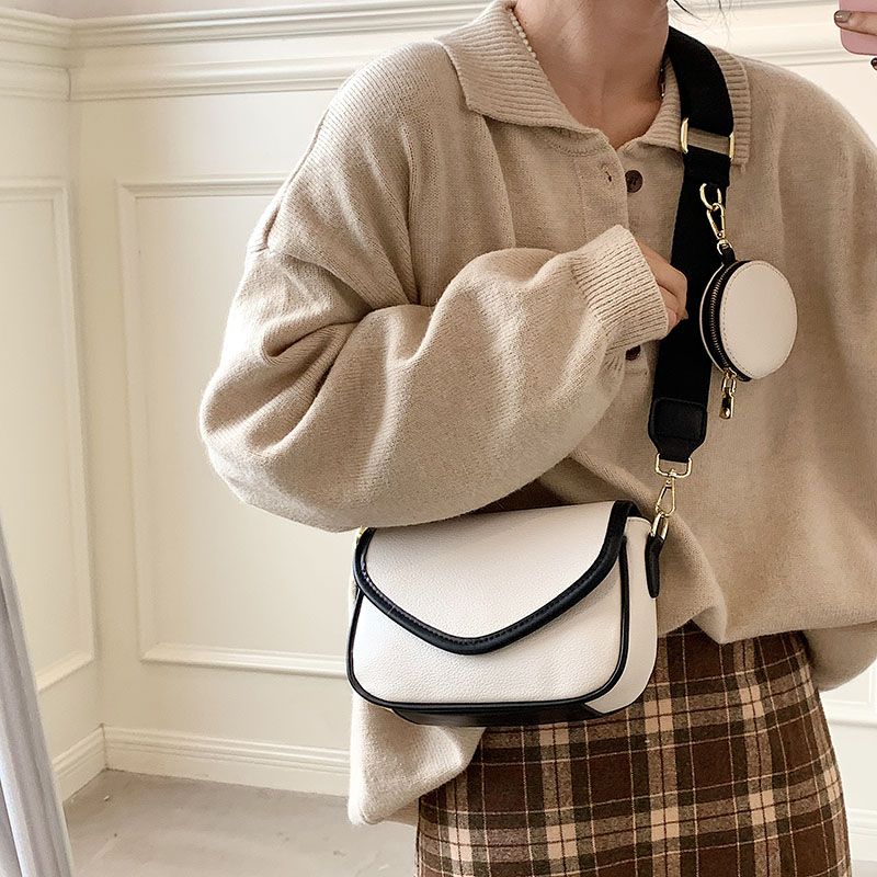 Eloisa Naisten Designer Pyöreä Nahkainen Käsilaukku - Beige Ruskealla