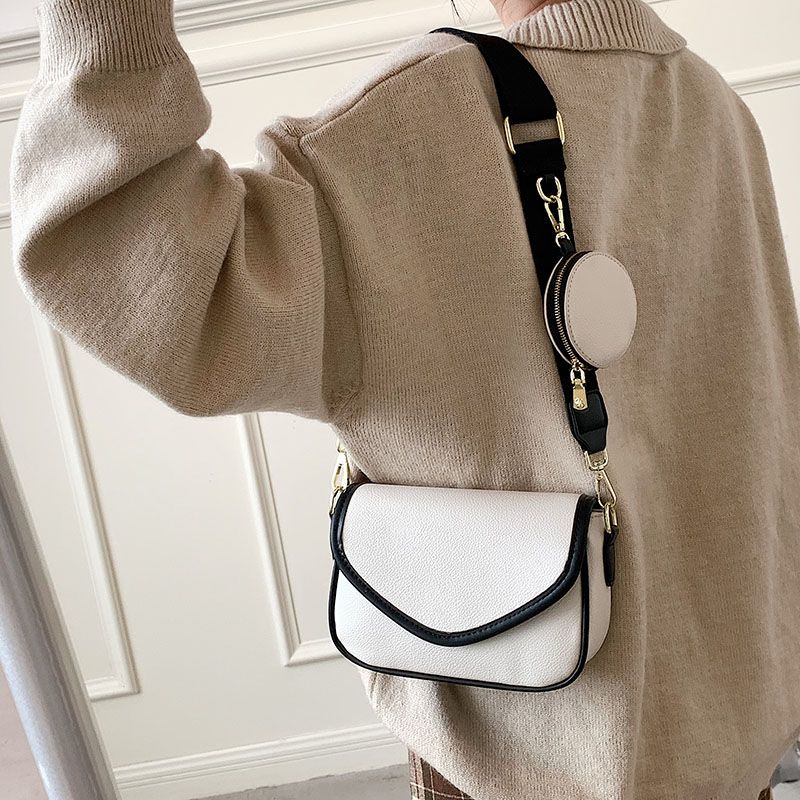 Eloisa Naisten Designer Pyöreä Nahkainen Käsilaukku - Beige Ruskealla