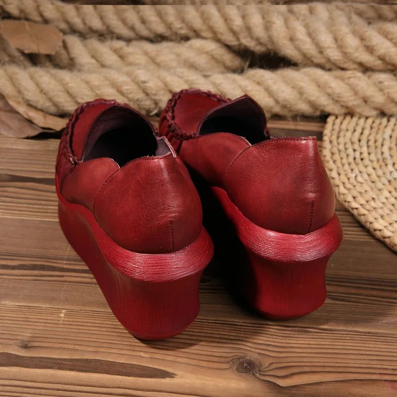 Eloisa Naisten Soft Wedges -pumput - Punainen