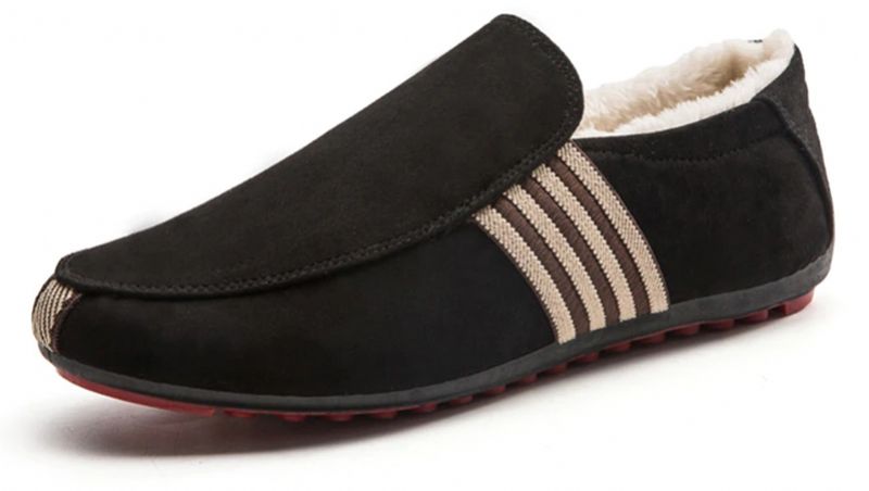 Elokuu Miesten Loafers Vapaa-ajan Kengät - Musta Turkis
