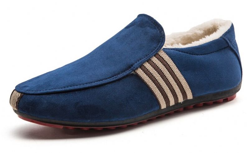 Elokuu Miesten Loafers Vapaa-ajan Kengät - Musta Turkis
