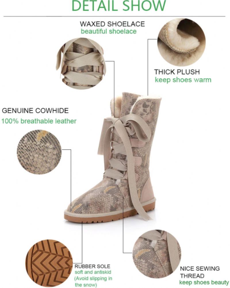 Elvia Boots Mid Calf - Hiekkainen