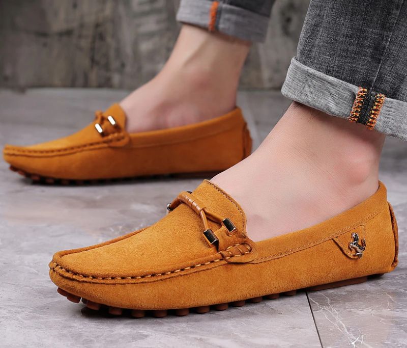 Elvion Miesten Loafers -mekkokengät - Musta