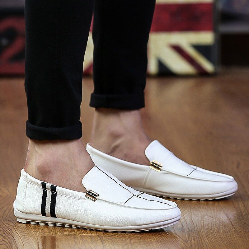 Enzo Miesten Loafers Vapaa-ajan Kengät - Musta