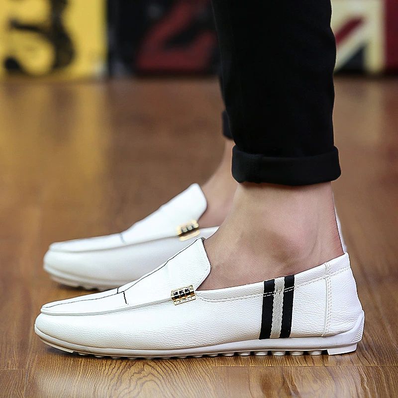 Enzo Miesten Loafers Vapaa-ajan Kengät - Musta