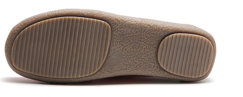 Enzo Naisten Litteät Nahkaiset Loafer-kengät - Harmaa