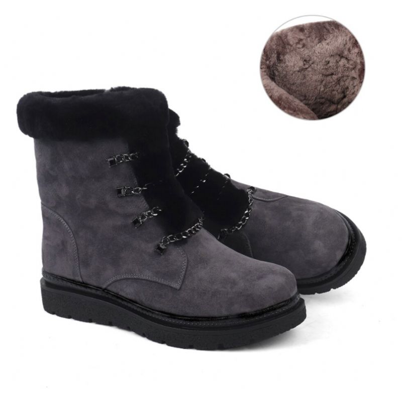 Erminda Boots Nilkkakorkeus - Harmaa