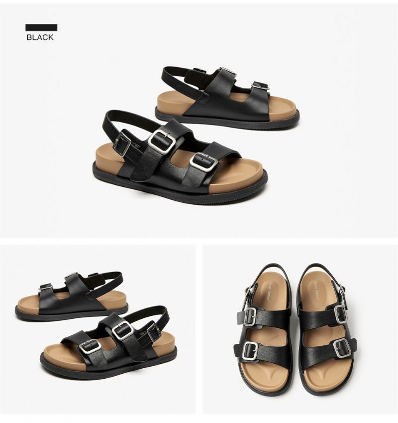 Erminia Naisten Litteät Sandaalit - Beige