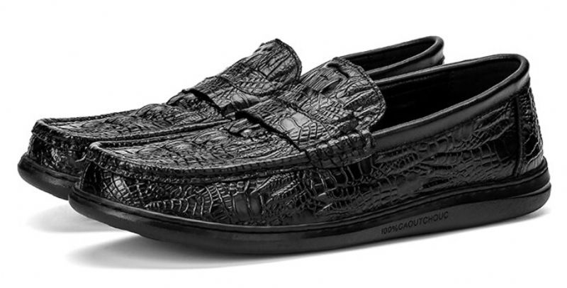 Ernesto Miesten Loafers -kengät - Musta