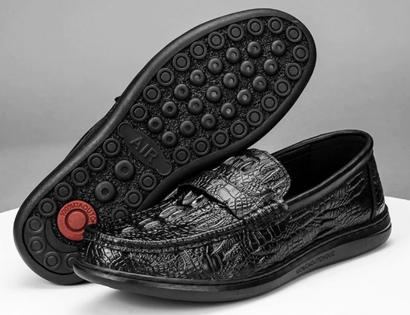 Ernesto Miesten Loafers -kengät - Musta