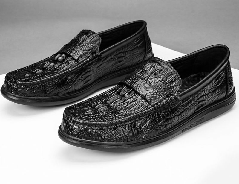 Ernesto Miesten Loafers -kengät - Musta