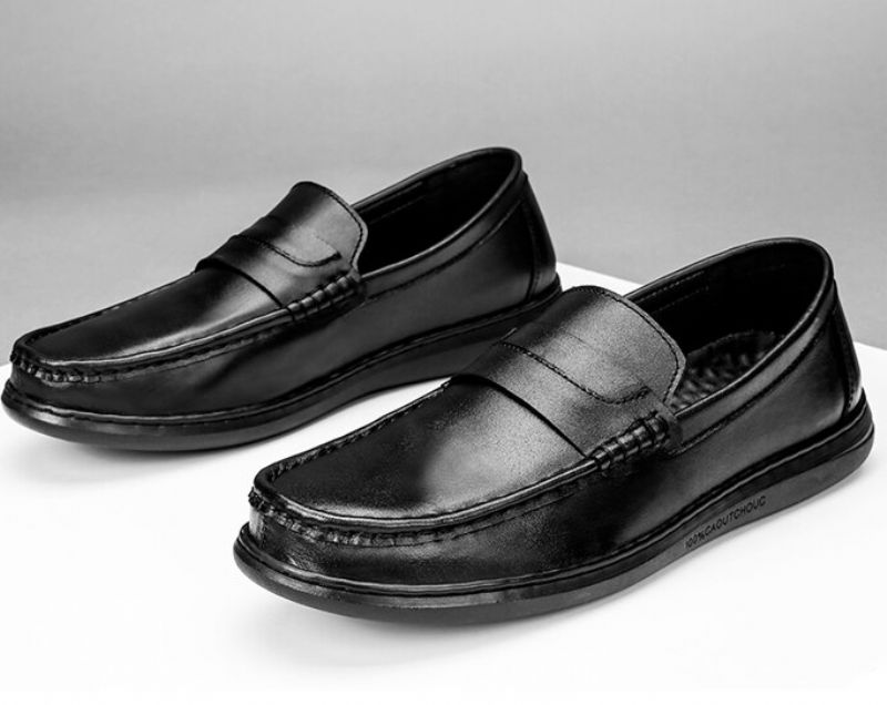 Ernesto Miesten Loafers -kengät - Musta