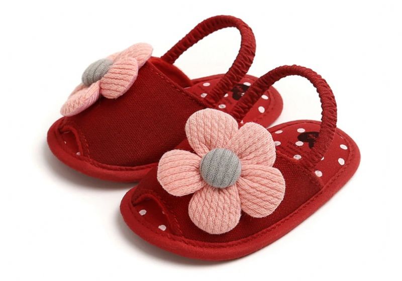 Esther Baby Girls Sandaalit - Burgundy