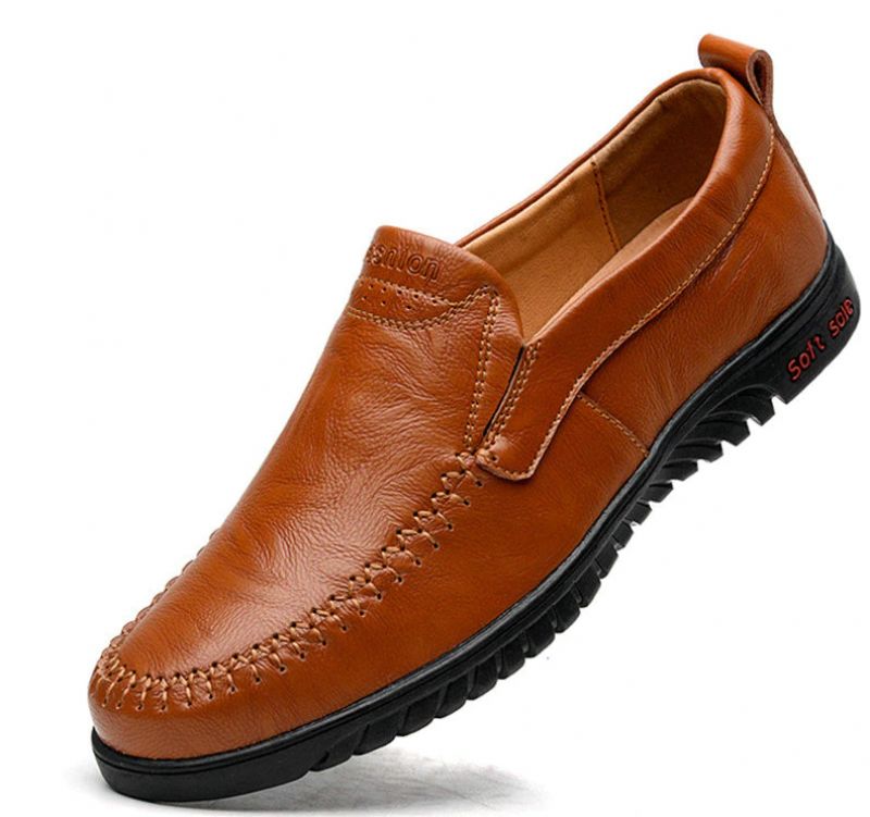 Euder Miesten Luxury Loafers -kengät - Ruskea