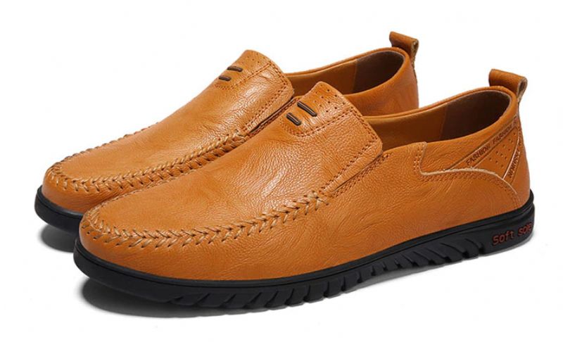 Euder Miesten Luxury Loafers -kengät - Ruskea