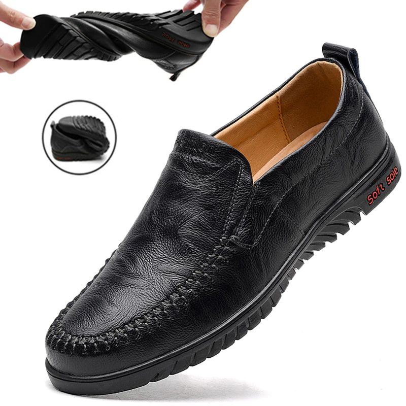 Euder Miesten Luxury Loafers -kengät - Musta