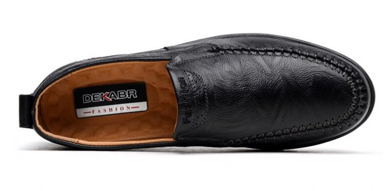 Euder Miesten Luxury Loafers -kengät - Musta