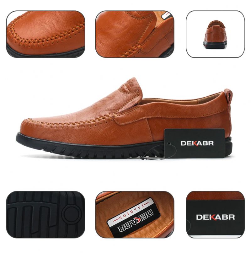 Euder Miesten Luxury Loafers -kengät - Musta