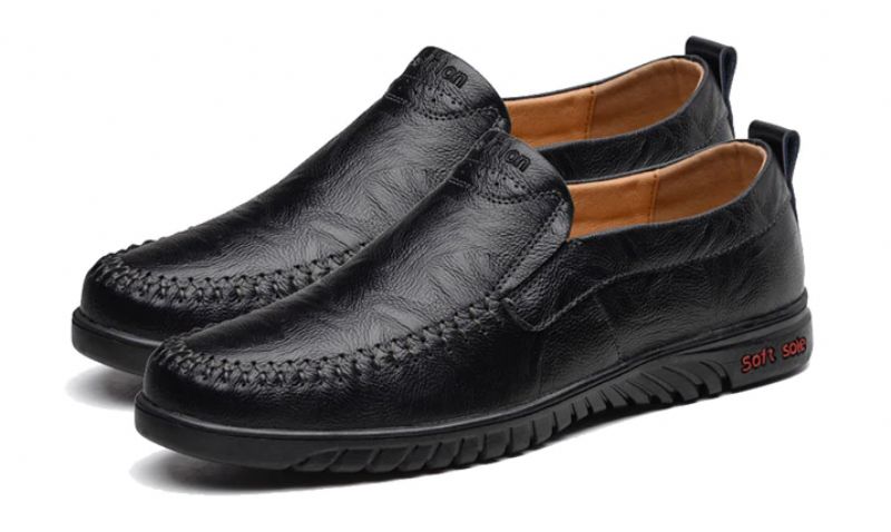 Euder Miesten Luxury Loafers -kengät - Musta