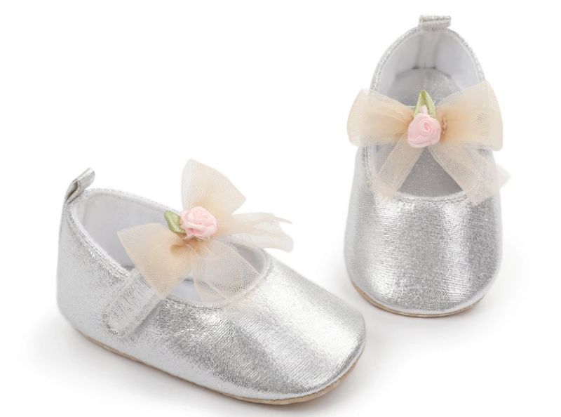 Evelin Tyttöjen Flats -kengät - Hopea