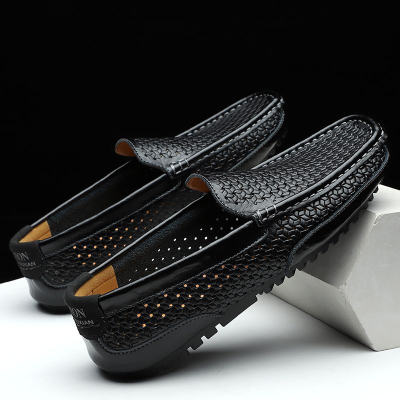 Ezis Miesten Loafers Comfort-kengät - Musta