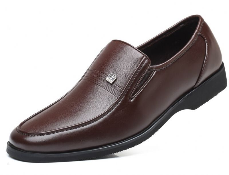 Fabio Miesten Loafers -nahkakengät - Musta