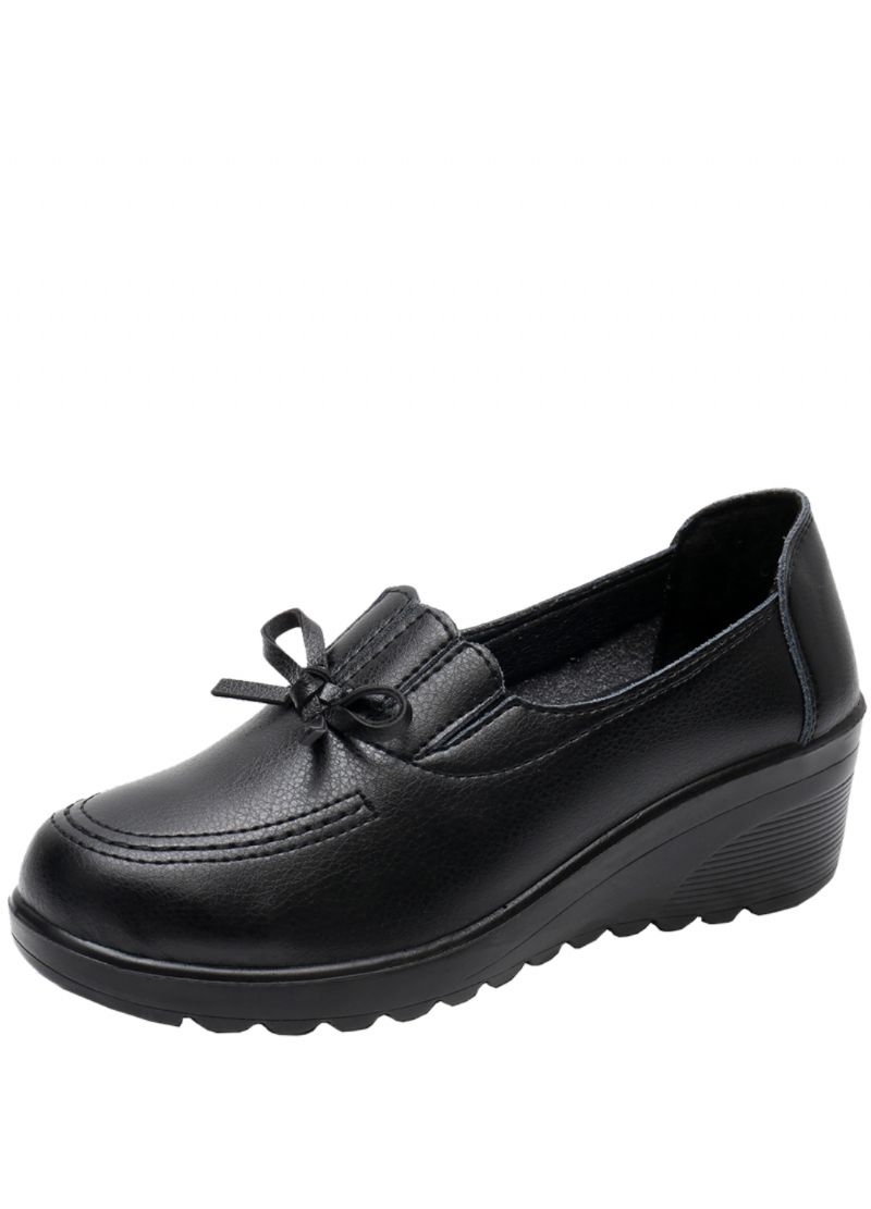 Fatima Naisten Mukavat Wedge Heel Loaferit