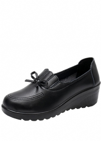 Fatima Naisten Mukavat Wedge Heel Loaferit
