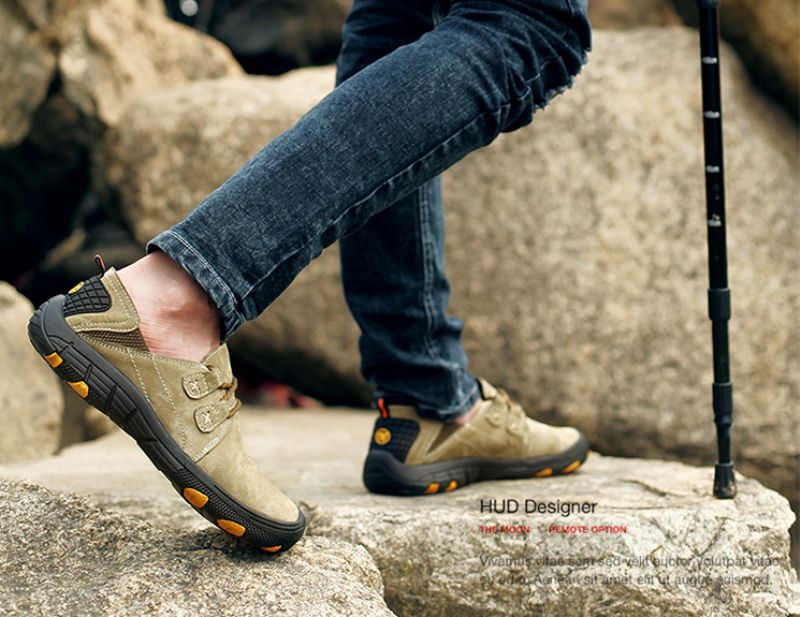 Fede Miesten Loafers Vapaa-ajan Kengät - Khaki