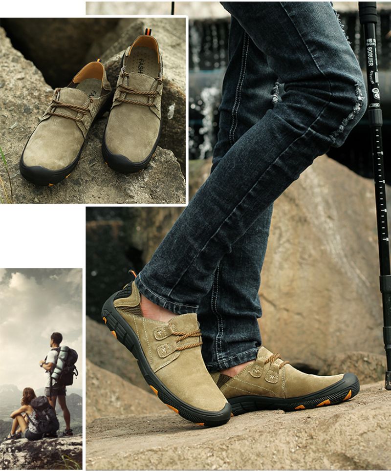 Fede Miesten Loafers Vapaa-ajan Kengät - Khaki