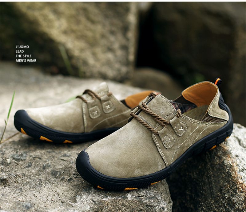 Fede Miesten Loafers Vapaa-ajan Kengät - Khaki
