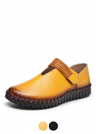 Felipa Naisten Litteät Nahkaiset Loafer-kengät