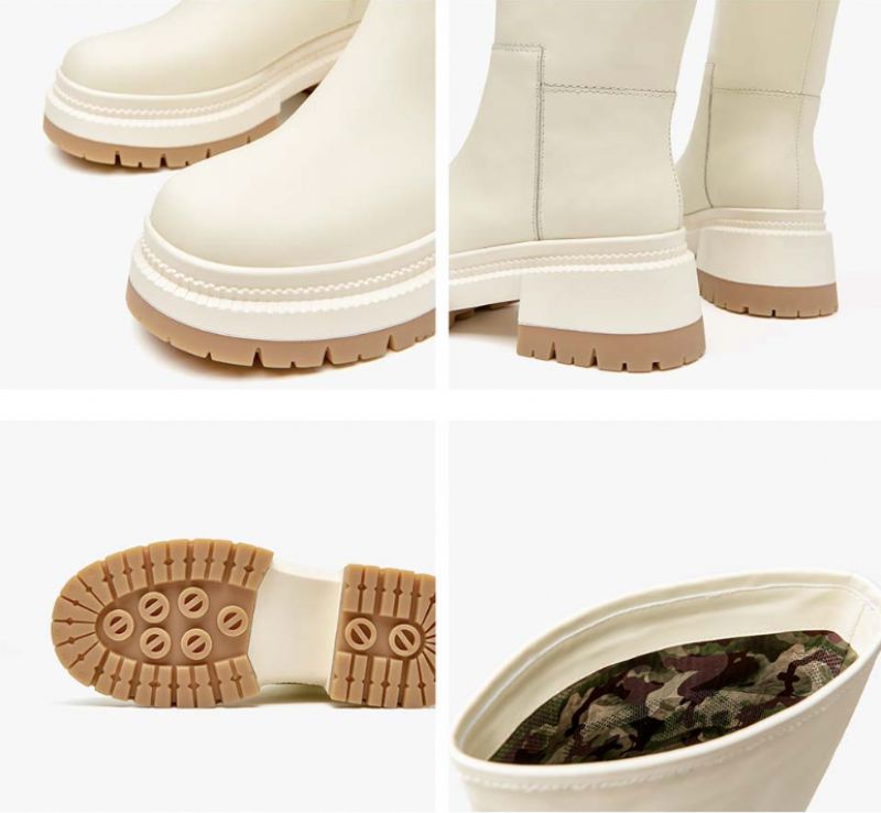 Fergunzon Naisten Saappaat - Beige