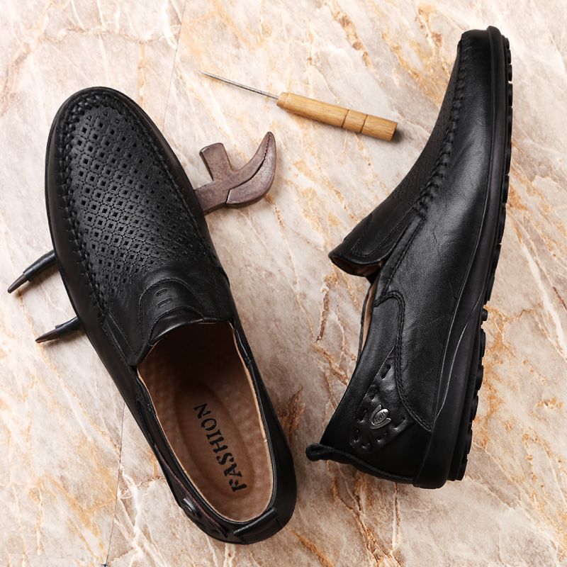 Figuer Miesten Loafers Vapaa-ajan Kengät - Musta