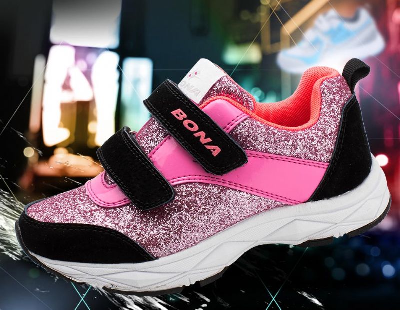 Fiona Tyttöjen Fashion -lenkkarit - Musta
