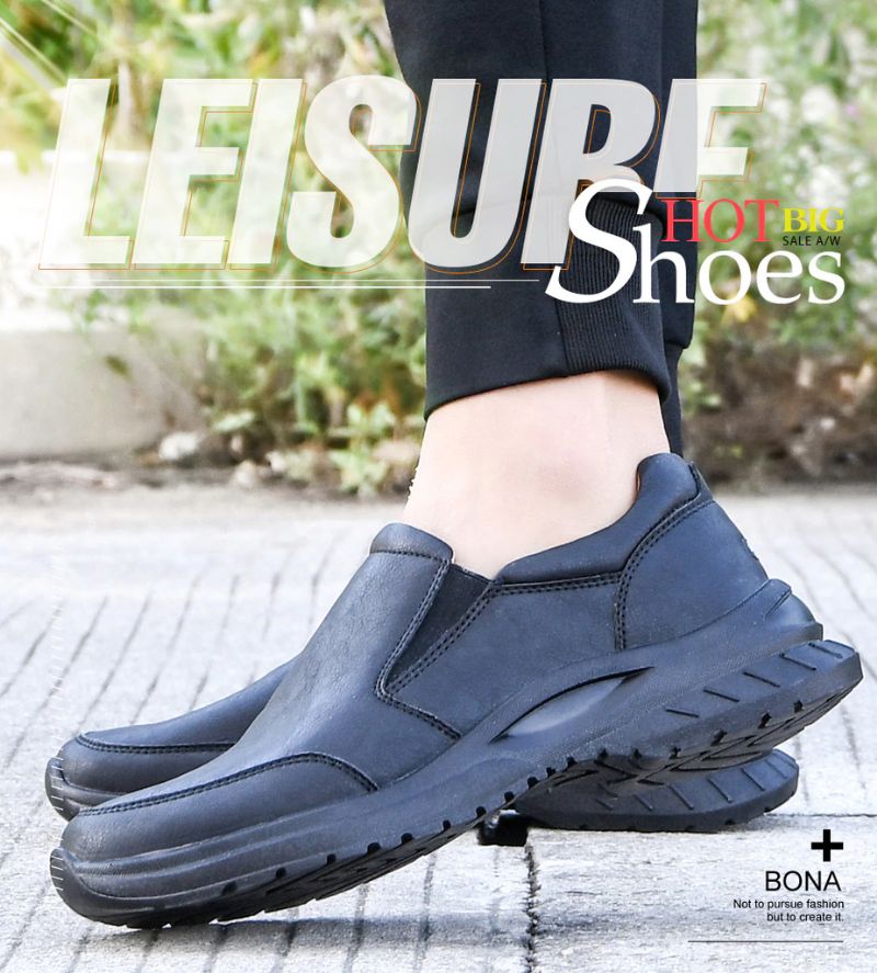 Florenzi Miesten Loafers Vapaa-ajan Kengät - Musta
