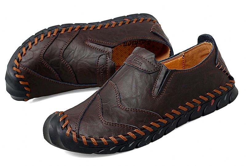 Florenzio Miesten Loafers Vapaa-ajan Kengät - Kahvi