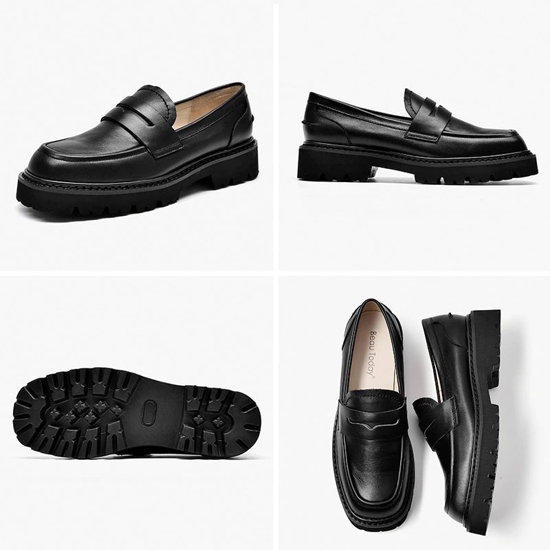 Fonsi Naisten Platform Loafer - Musta
