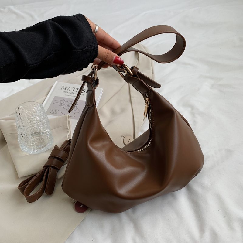 Fortuna Naisten Nahkainen Crossbody Käsilaukku - Musta
