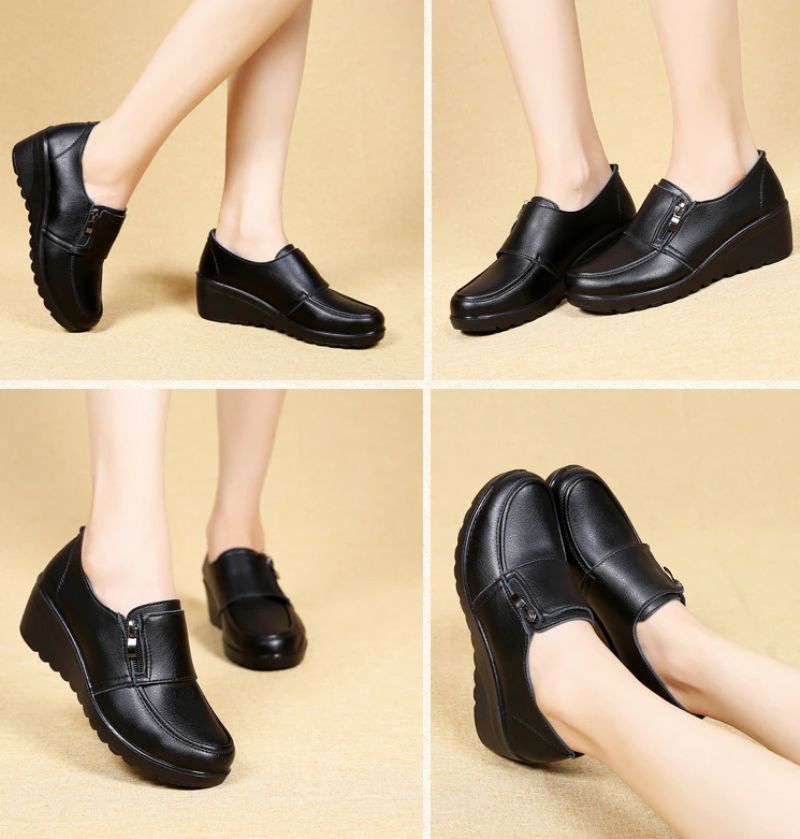 Francia Naisten Wedges -kengät - Musta