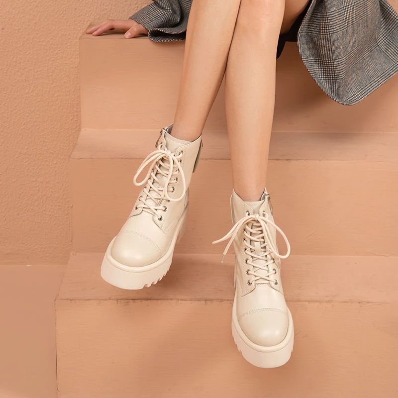 Franco Naisten Saappaat - Beige