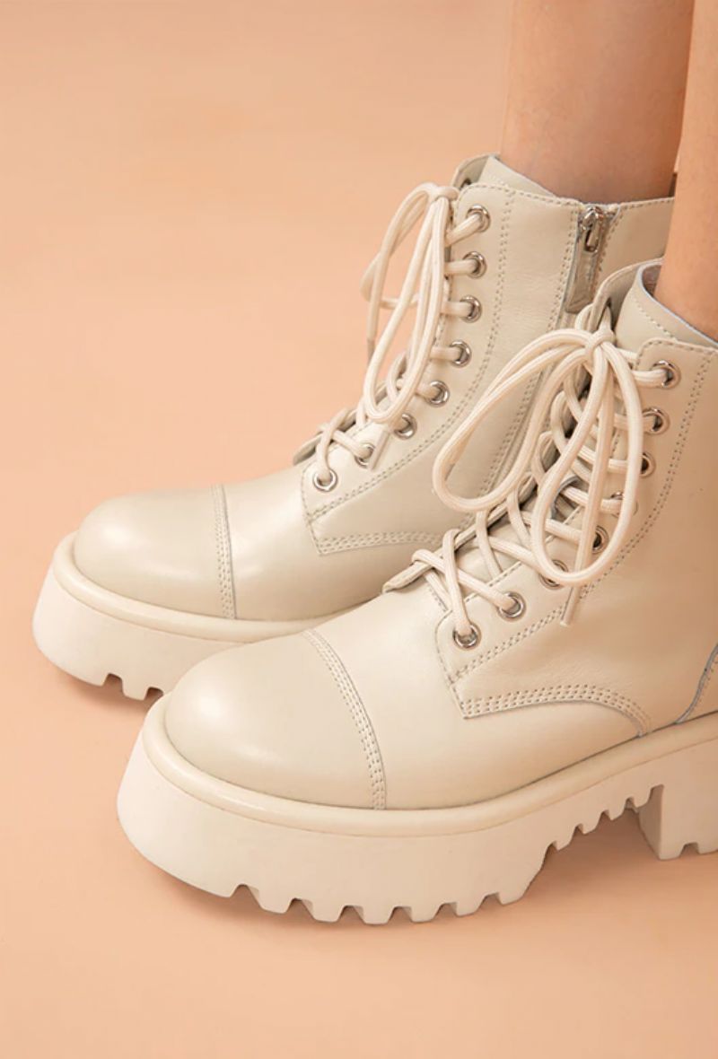 Franco Naisten Saappaat - Beige