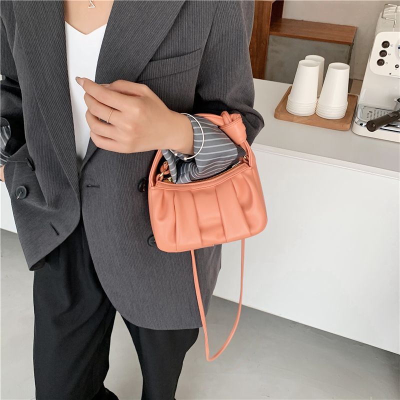 Frida Naisten Nahkainen Crossbody Käsilaukku - Sininen