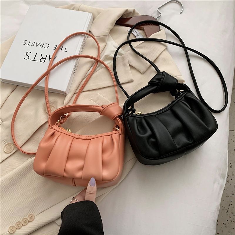 Frida Naisten Nahkainen Crossbody Käsilaukku - Sininen