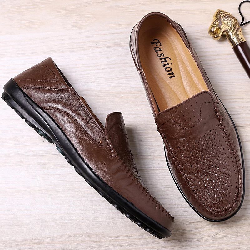 Gerrard Miesten Loafer Vapaa-ajan Kengät - Kahvi