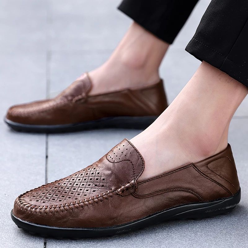 Gerrard Miesten Loafer Vapaa-ajan Kengät - Kahvi
